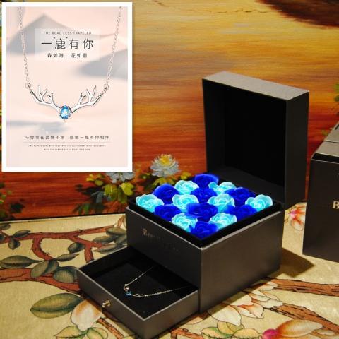 布朗熊卡通公仔娃娃玩偶花束礼盒女生生日礼物小熊黑科技产品礼物